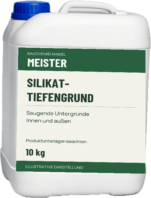 Silikat-Tiefengrund – illustrative Produktvisualisierung