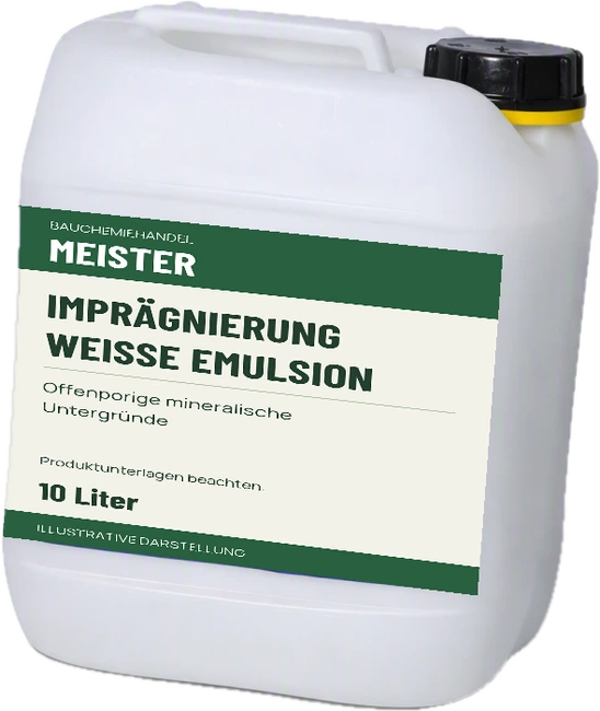 Imprägnierung weiße Emulsion – illustrative Produktvisualisierung