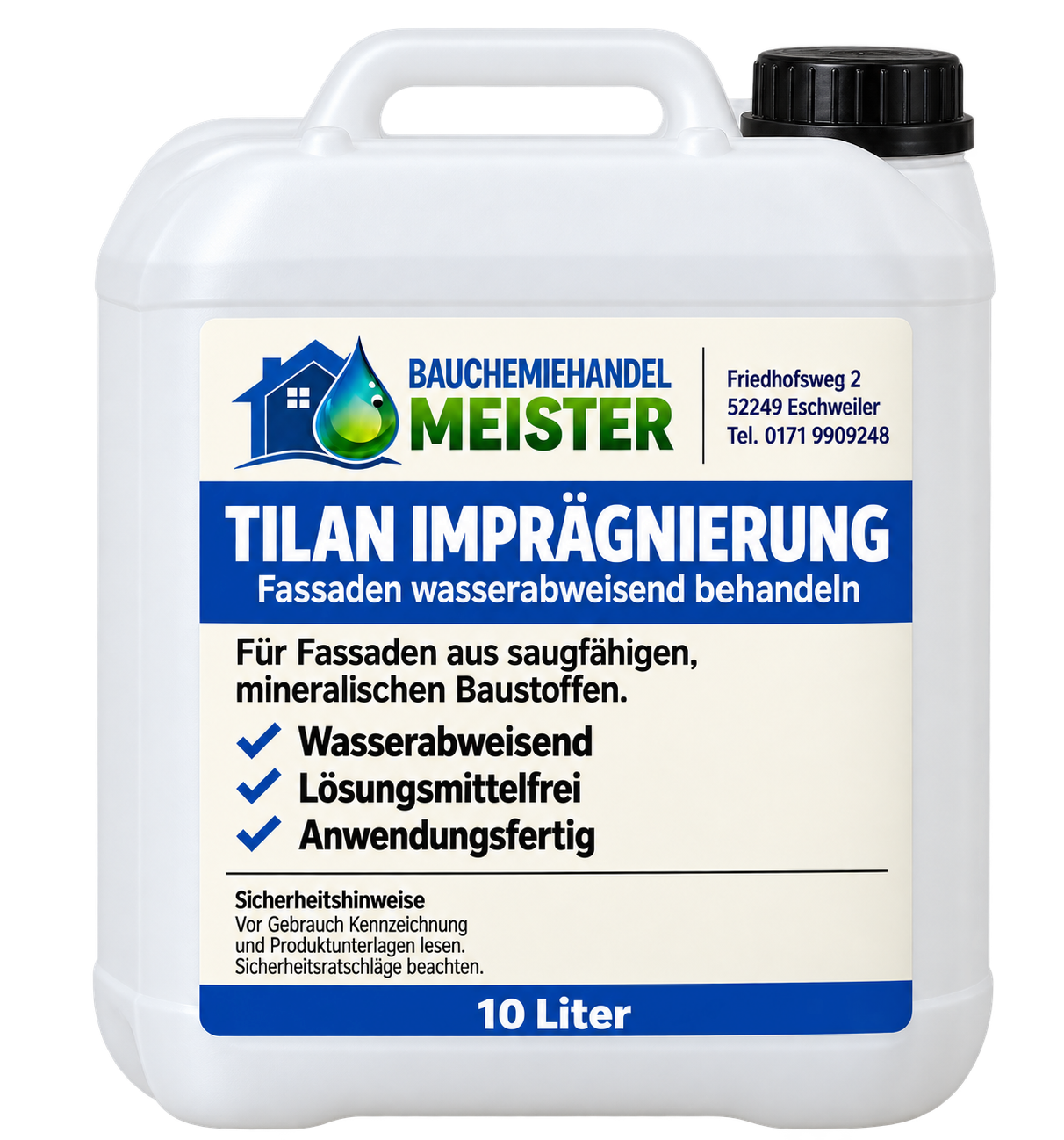 TILAN Imprägnierung · 10 Liter – Produktabbildung mit Etikett