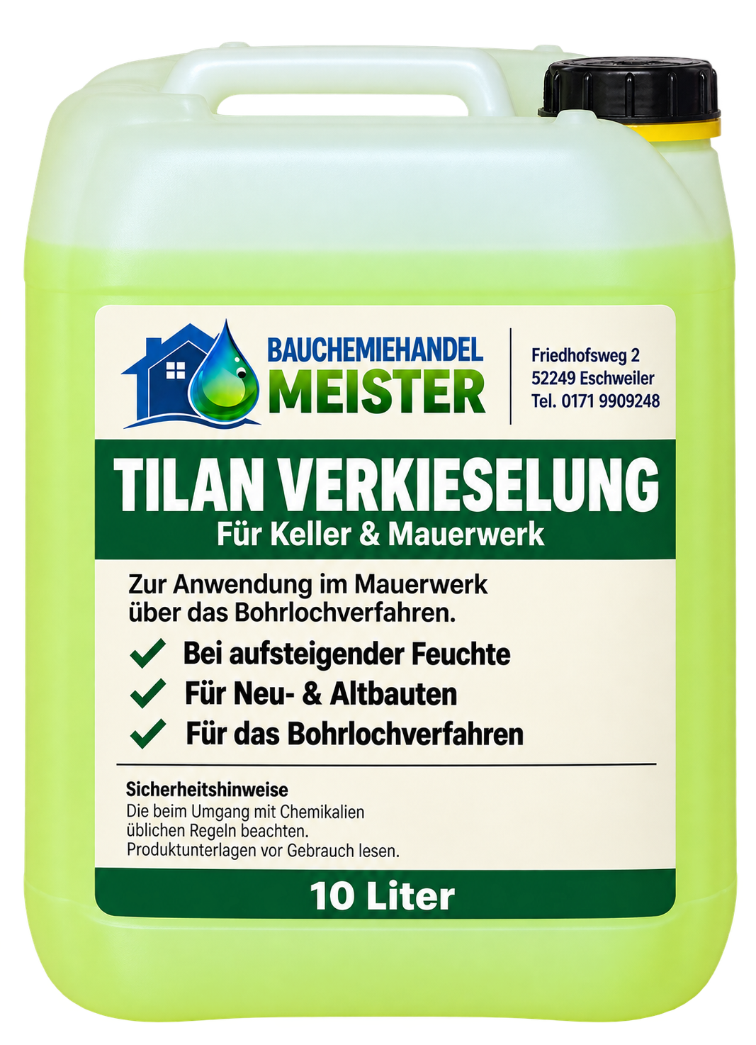 TILAN Verkieselung · 10 Liter – Produktabbildung mit Etikett